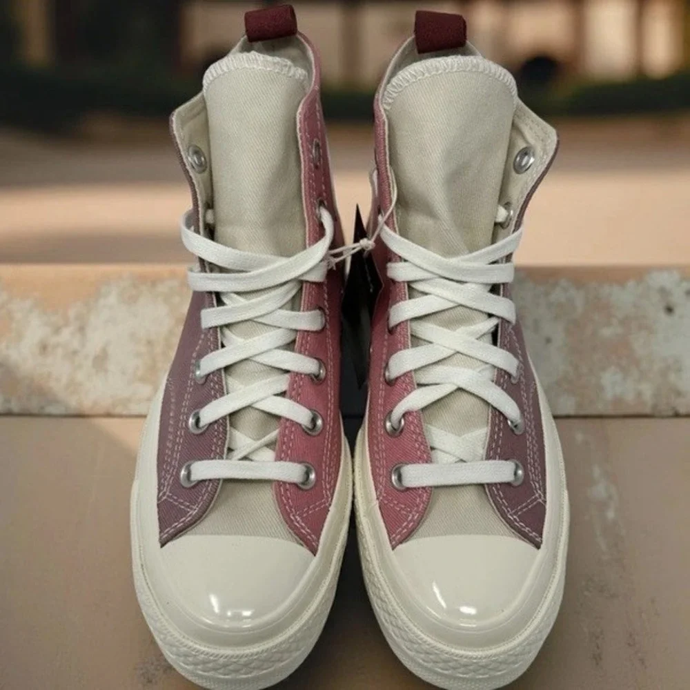 Converse Chuck Taylor 70 Hi Top Canvas Sneakers Casual Shoes Mauve M5.5, W7.5